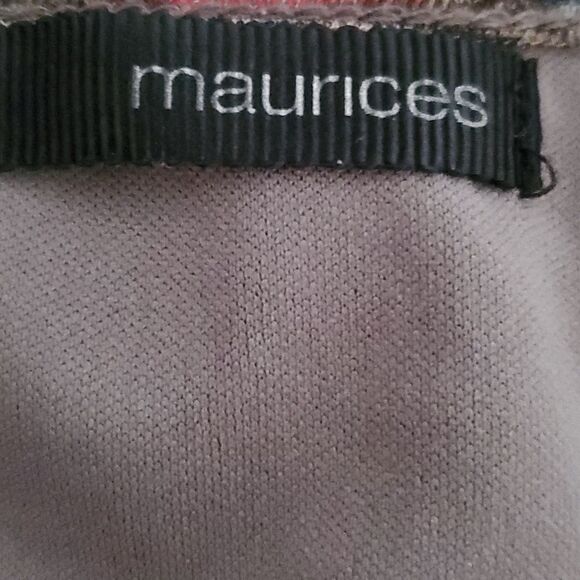 Maurices Women'sĀ Floral Ruffled Front Sleeveless Blouse Size Medium - Picture 7 of 10